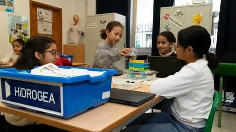 Alumnas participantes en el programa Aquae STEM de Hidrogea. (Hidrogea)