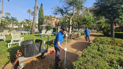 Trabajadores de la compa&ntilde;&iacute;a realizando sus labores. (Act&uacute;a)