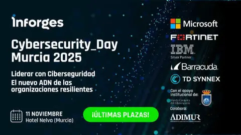 Cartel de la II edici&oacute;n del Cybersecurity Day. (Inforges)
