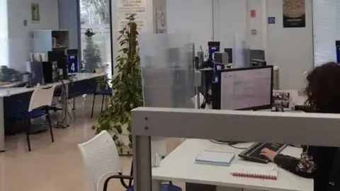 Interior de una oficina del SEF. (CARM)