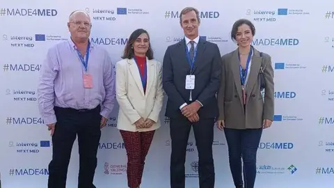 Imagen en la reuni&oacute;n con participantes en el proyecto. (CTNC)
