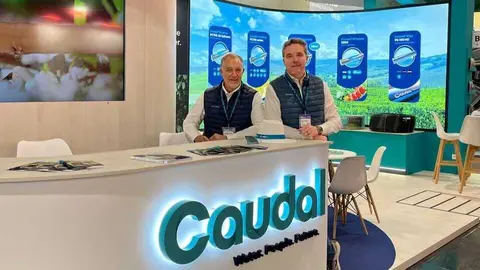 Stand de Caudal en la feria. (Portavoz)