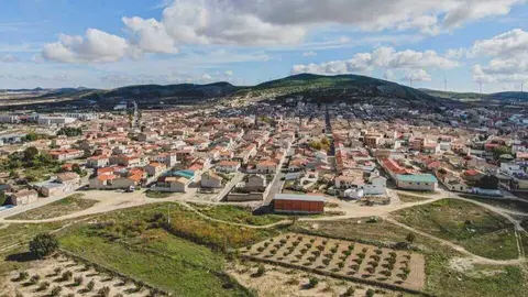 Imagen a&eacute;rea de Fuente-&Aacute;lamo. (360 Virtual Ruta del Vino Jumilla)