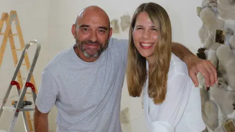 Ester Cerd&aacute;n junto a Lido Rico. (Laura Bernal)