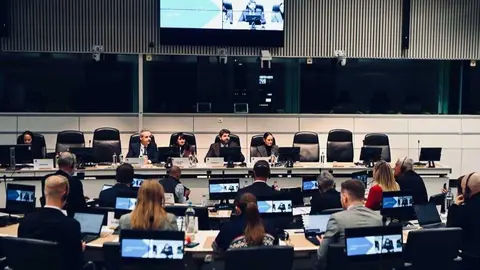 El presidente L&oacute;pez Miras en el Grupo de Trabajo sobre Defensa del Comit&eacute; Europeo de las Regiones. (CARM)
