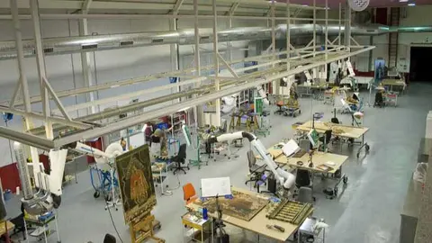 Instalaciones del Centro de Restauraci&oacute;n en el Pol&iacute;gono Industrial Oeste.&nbsp;(CARM)