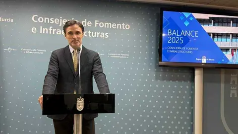 El consejero Jorge Garc&iacute;a Montoro haciendo balance. (CARM)