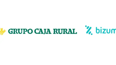 Imagen con los logos de Caja Rural y Bizum. (Archivo)