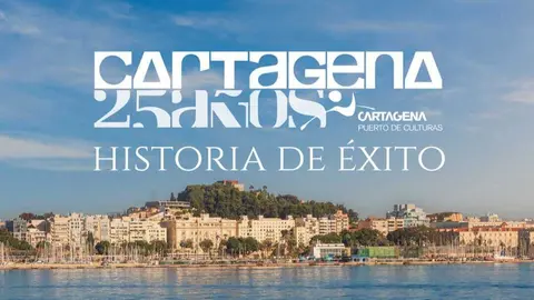 Cartel del 25 Aniversario de Cartagena Puerto de Culturas. (Ayuntamiento de Cartagena)