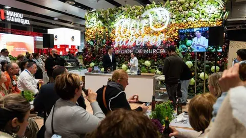Una imagen del estand de la Regi&oacute;n en Madrid Fusi&oacute;n. (CARM)