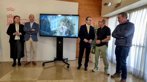 Imagen de la presentaci&oacute;n de las cifras y la nueva campa&ntilde;a, (Ayuntamiento de Murcia)
