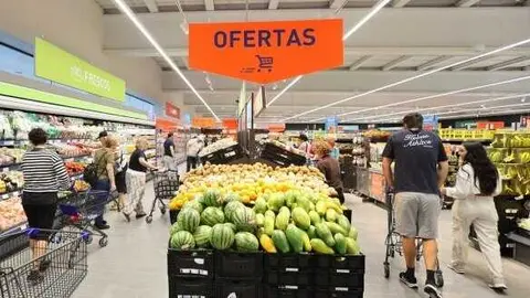 Secci&oacute;n de fruta y verdura de Aldi. (Aldi)
