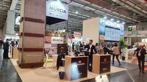 Stand de la Regi&oacute;n en&nbsp;Wine Paris & Vinexpo. (CARM)