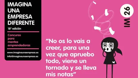 Parte del cartel del concurso &lsquo;Imagina una empresa diferente&rsquo;. (CARM)