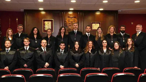 Foto con los nuevos colegiados. (Fidedigno)