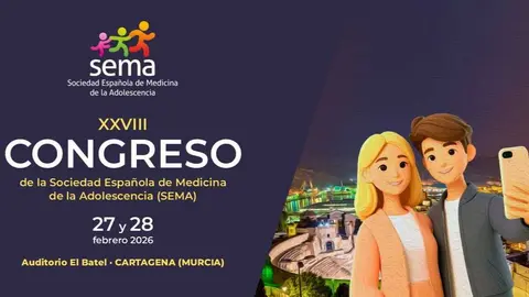 Cartel del XXVIII Congreso Nacional de la Sociedad Espa&ntilde;ola de Medicina de la Adolescencia. (El Batel)