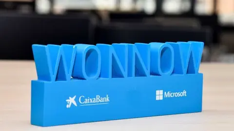 Imagen del Premio WONNOW impulsado por CaixaBank y Microsoft.