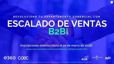 Cartel de la octava edici&oacute;n de &lsquo;Escalado B2B&rsquo;. (COEC)