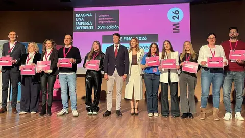 Entrega de premios del concurso &lsquo;Imagina una empresa diferente&rsquo;. (CARM)