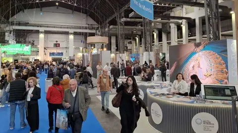 Imagen del estand regional en la feria. (CARM)