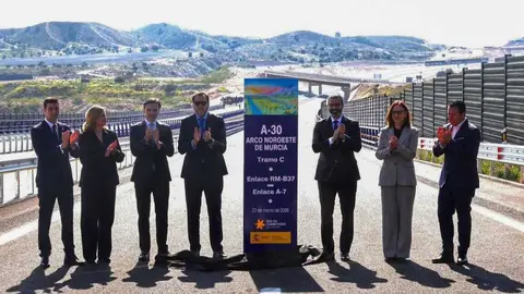Puesta en servicio del &uacute;ltimo tramo del Arco Noroeste de Murcia. (&Oacute;scar Puente/X)