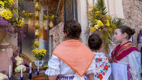 Imagen de archivo de las cruces de Mayo 2024. (Ayuntamiento de Cartagena)