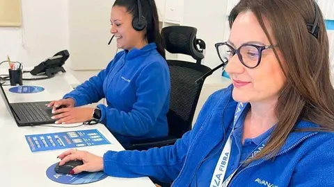 Trabajadoras de Avanza Fibra. (Avanza Fibra)