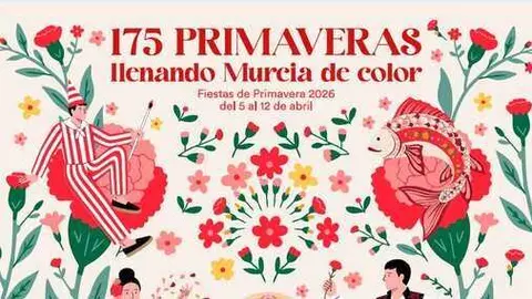 Cartel Fiestas de Primavera- Murcia 2026
