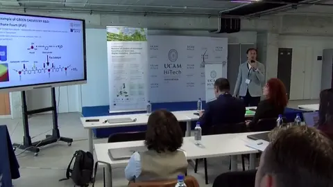 Imagen de archivo de una reuni&oacute;n del proyecto 'Greenchem' en Murcia. (CARM)