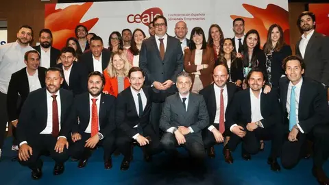 Junta Directiva de CEAJE. (AJE Regi&oacute;n de Murcia)