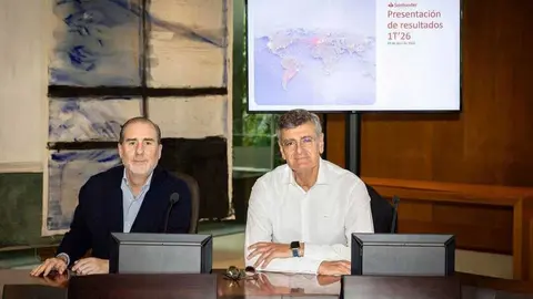 Presentaci&oacute;n de los resultados del primer trimestre del Banco Santander. (Banco Santander)