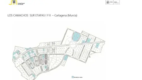 Terrenos que Casa 47 vende en  el Parque Empresarial &lsquo;Los Camachos Sur Etapas I y II&rsquo; (Delegaci&oacute;n del Gobierno en la Regi&oacute;n de Murcia)