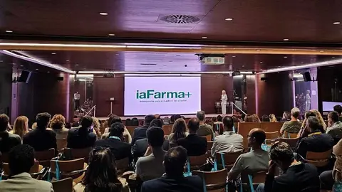 Un momento de las jornadas de Hefame con las farmacias iaFarma. (Hefame)