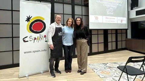 Delegaci&oacute;n regional en el espacio gastron&oacute;mico y de talleres culinarios &lsquo;Foodie City Varsovia&rsquo;. (CARM)