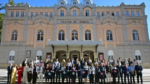 Autoridades, organizadores y patrocinadores del Tour del Talento.