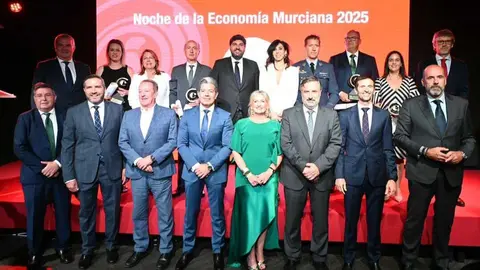Imagen de archivo de la Noche de la Econom&iacute;a Murciana 2025. (C&aacute;mara de Comercio de Murcia)