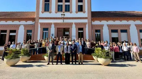 Imagen de familia durante la celebraci&oacute;n de San Isidro Labrador. (CARM)