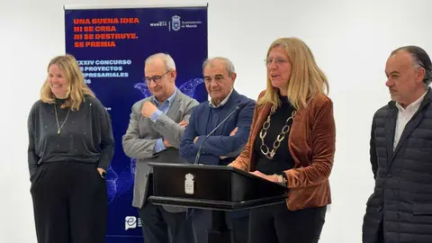 Imagen durante la presentaci&oacute;n del concurso. (Ayuntamiento de Murcia)
