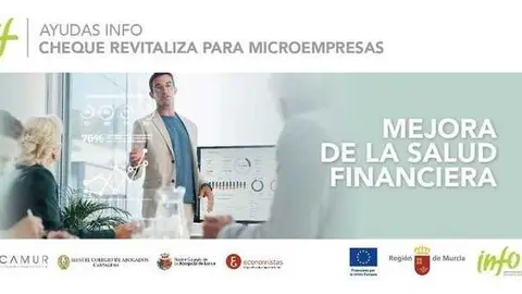 Cartel del 'Cheque Revitaliza'. (CARM)