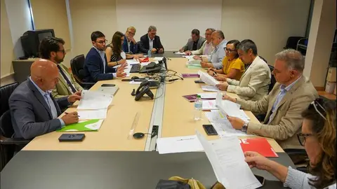 Un momento de la reuni&oacute;n de la comisi&oacute;n de Hacienda del ayuntamiento de Cartagena.