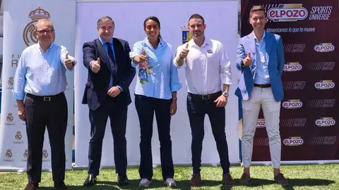 Presentaci&oacute;n del campus de verano de la Fundaci&oacute;n Real Madrid en Alhama de Murcia. (El Pozo)