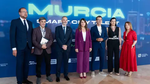 Autoridades y organizadores del Murcia Smart City Talent
