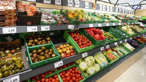 Fruter&iacute;a de un supermercado Dia. (Dia)