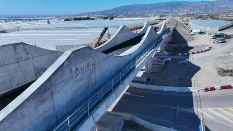 Obras del AVE. (Ministerio de Transportes)