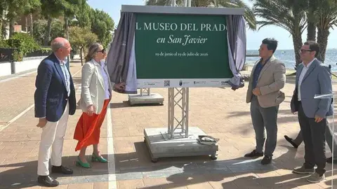 Acto inaugural de la exposici&oacute;n &lsquo;El Prado en las Calles&rsquo; en San Javier. (Iberdrola)