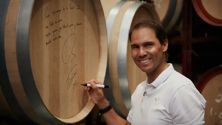 Rafa Nadal en barrica 