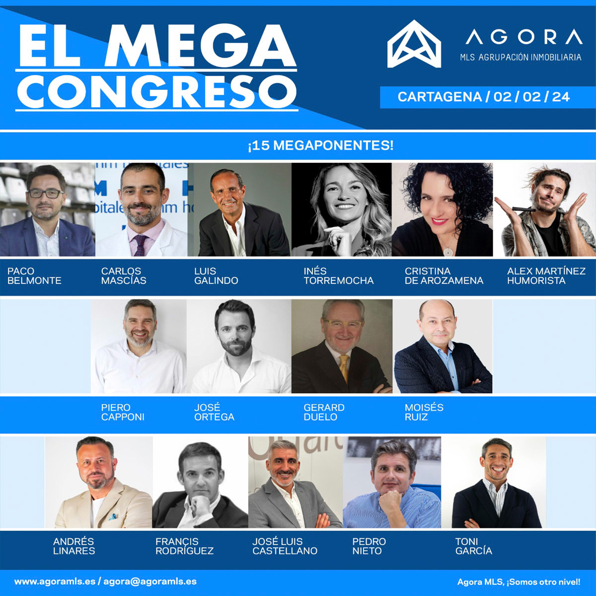 MEGACONGRESOS AGORA WEB EL BATEL CARTAGENA redes c