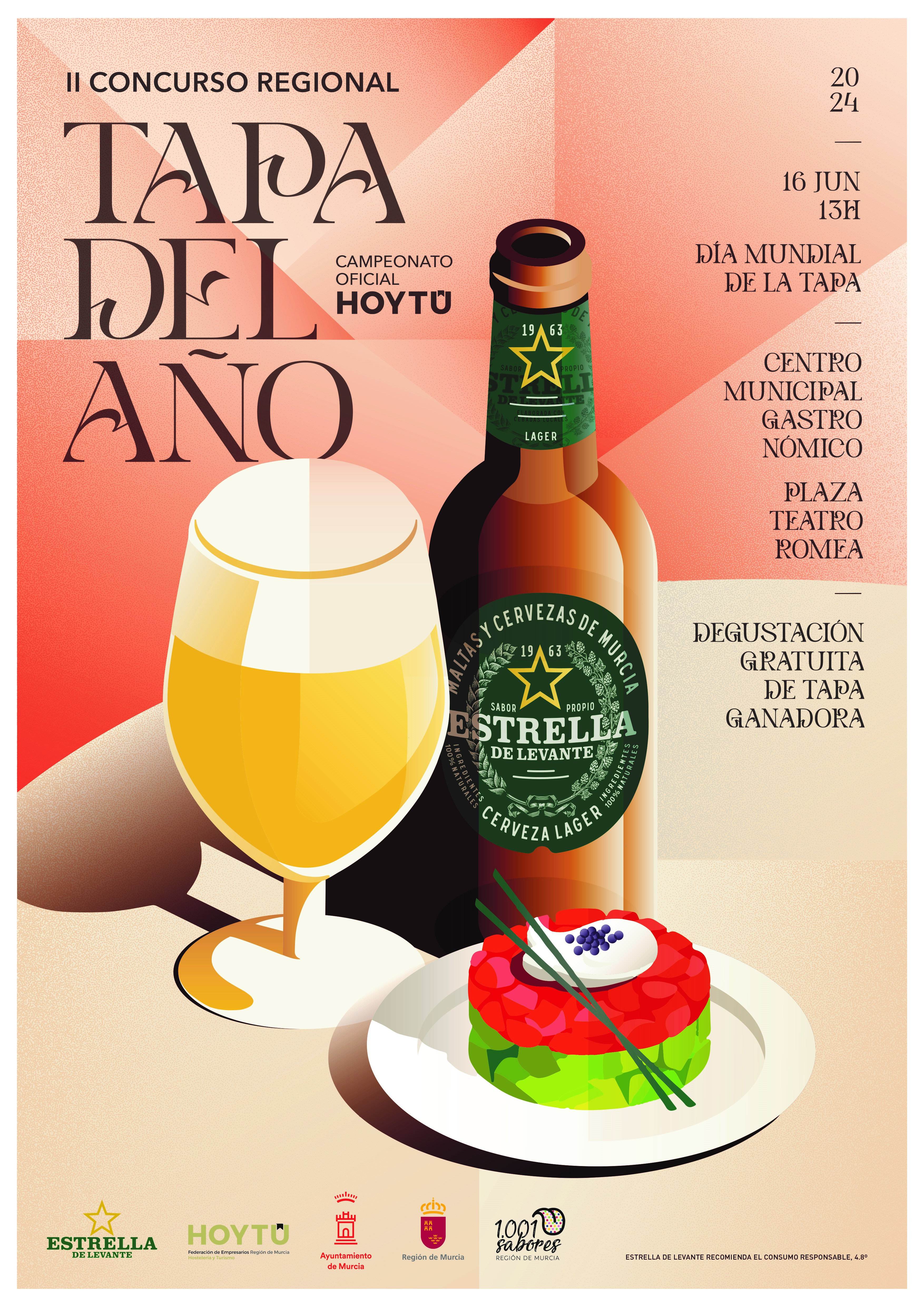 Cartel del II Campeonato Regional La Tapa del Año.
