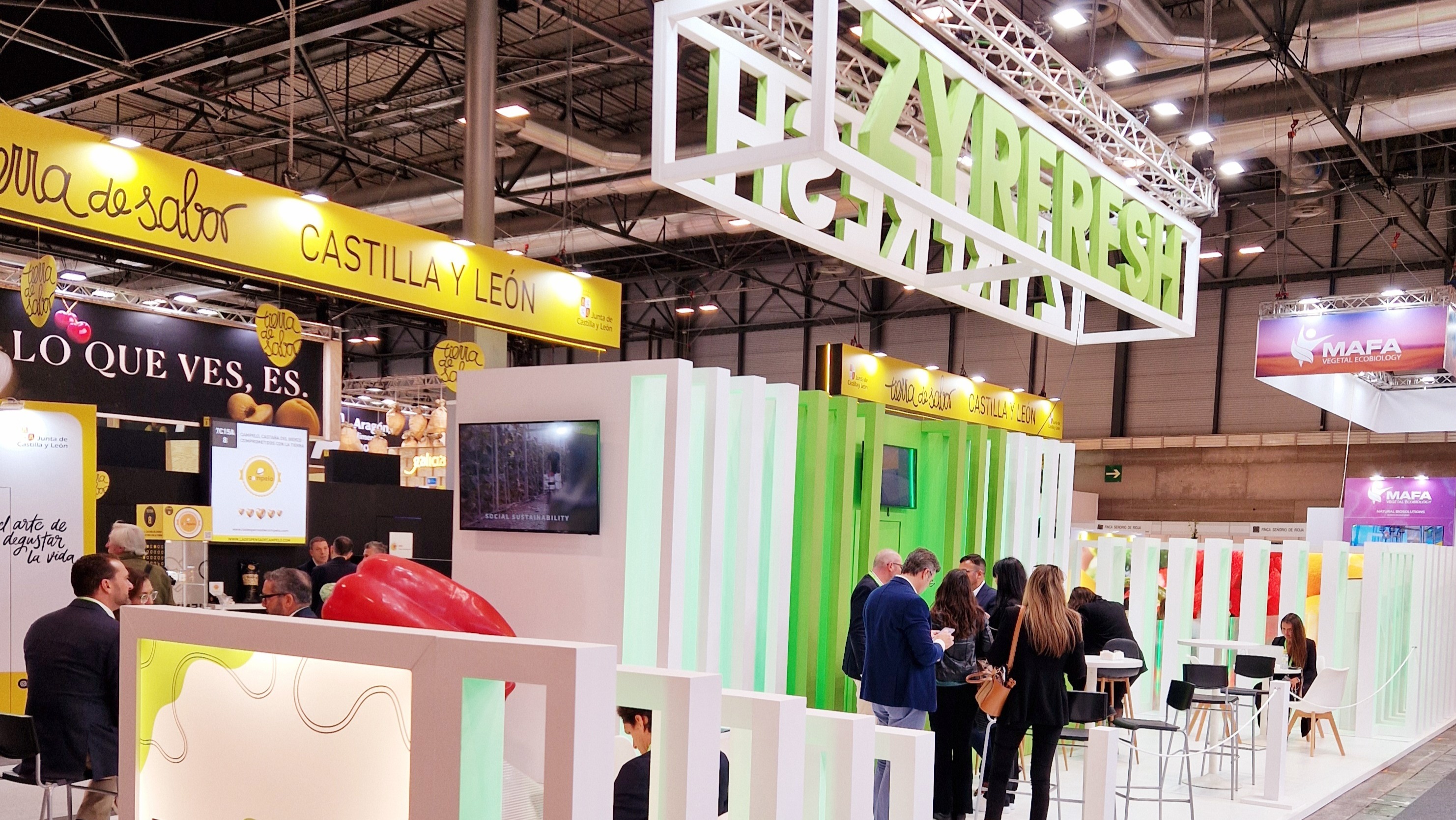 Stand de Zyrfresh en Fruit Attraction.