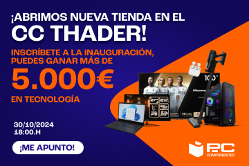 PcComponentes abre su mayor tienda en Murcia regalando 5000€ en tecnología